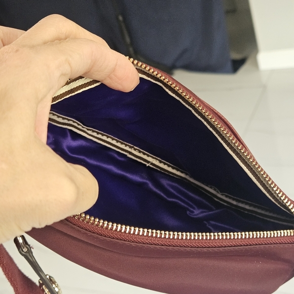 Henri Bendel Fanny/Crossbody/Belt Bag Burgundy - Picture 12 of 14